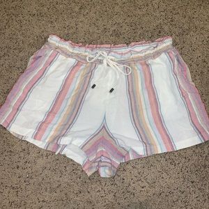 NEVER WORN RAILS STRIPPED SHORTS